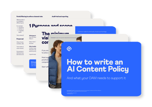 Guide AI content policy